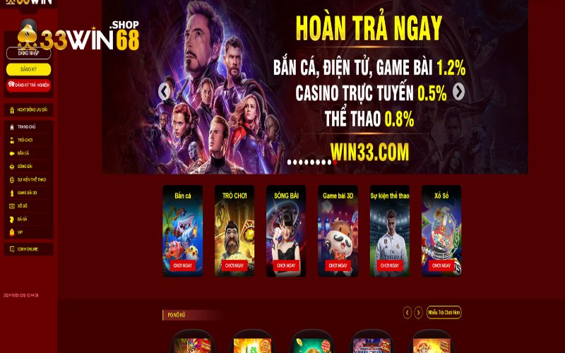 Lý do nhà cái 33win68 thu hút nhiều người chơi tham gia