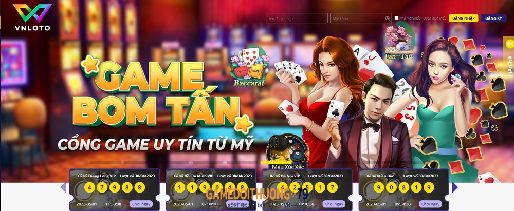 Hướng dẫn chơi game bài VNLOTO
